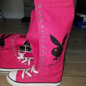 Playboy bunny sneaker boots